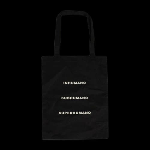 Rick Owens Canvas Superhuman Tote Bag 'Black'