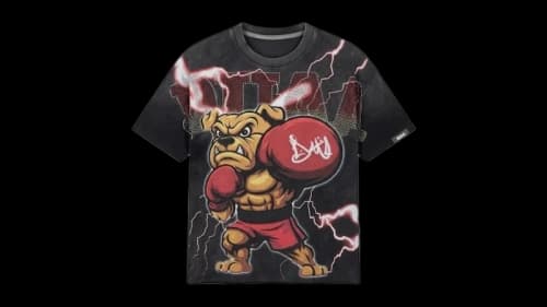 DUAA Champ Tee Shirt Dog T-Shirt Black