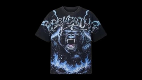 DUAA Electric T-shirt Black
