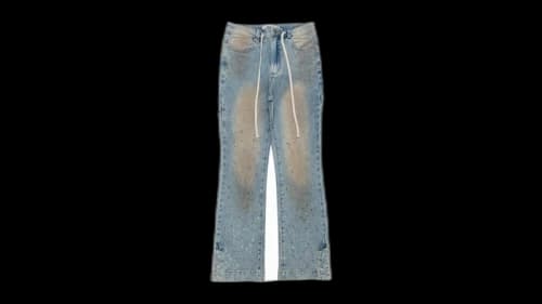 DUAA Favored Blue Denim Pant Blue