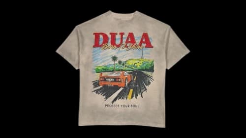 DUAA Hollywood T-shirt Nude