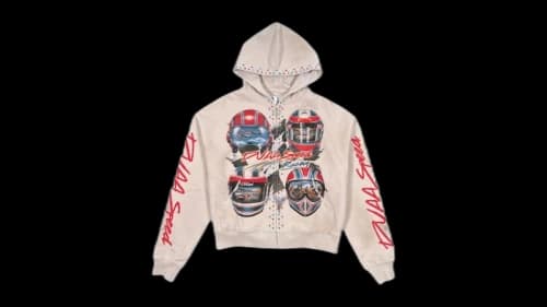 DUAA Velocity Washed Hoodie Beige