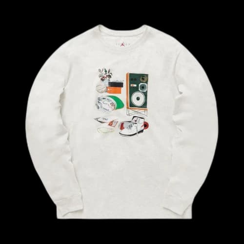 Air Jordan Artist Series By Jacob Rochester Long-Sleeve Tee 'White'