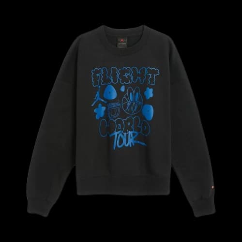 Air Jordan Artist Series By Mia Lee Fleece Crew 'Black'