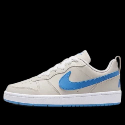 (GS) Nike Court Borough Low Recraft 'Light Allwood Brown Blue Beyond'