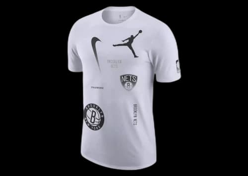 Jordan NBA Brooklyn Nets Courtside Statement Edition Max 90 T-shirt White
