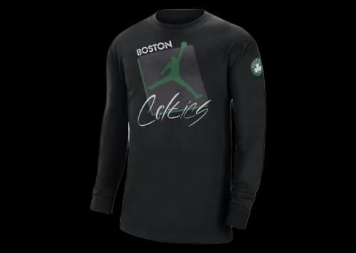 Jordan NBA Boston Celtics Courtside Statement Loose Fit T-shirt Black
