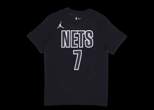 Jordan NBA Brooklyn Nets Kevin Durant Statement Edition T-shirt Black/White