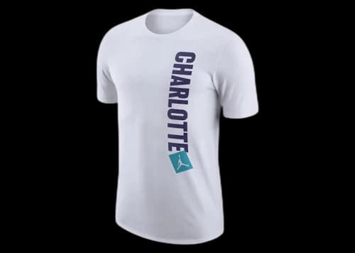 Jordan NBA Charlotte Hornets Essential Statement Edition T-shirt White