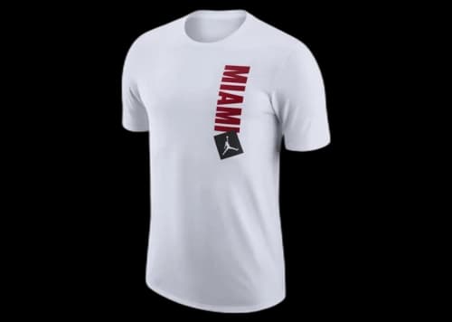 Jordan NBA Miami Heat Essential Statement Edition T-shirt White