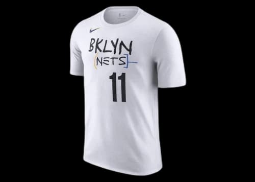 Nike NBA Brooklyn Nets Kyrie Irving City Edition T-shirt White