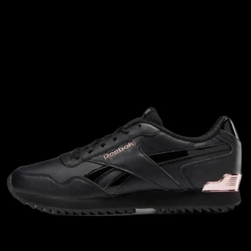 Reebok Royal Glide Ripple Clip 'Black Silver' (Women's)