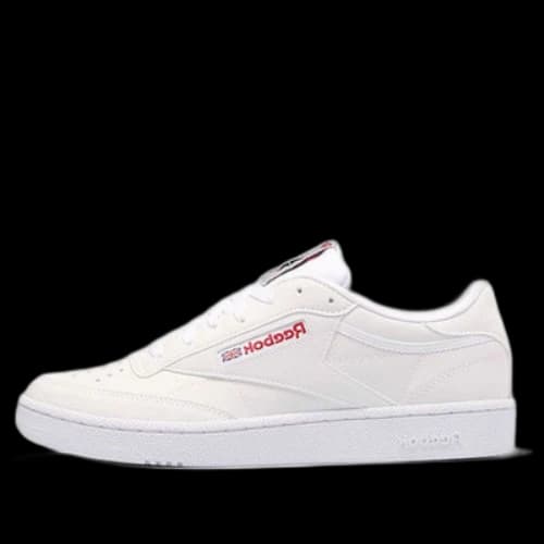 Reebok Classic Club 85 White Skate Shoes 'White Red'