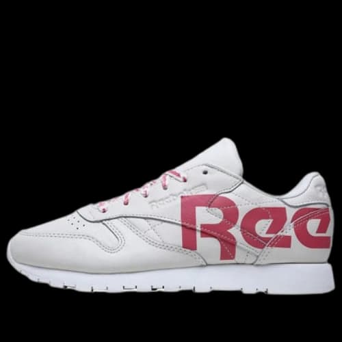 Reebok Classic Leather Logo 'White Red' (Women's)