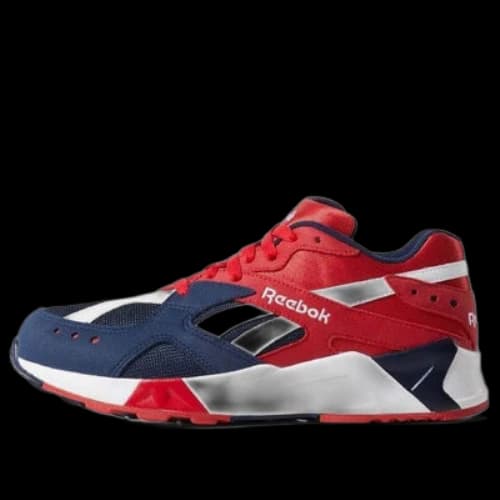 Reebok Aztrek Cozy Breathable Retro Casual Red Blue