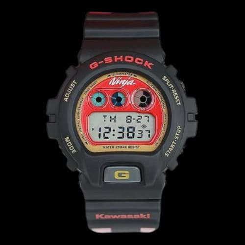 CASIO G-Shock Digital 'Black Red'