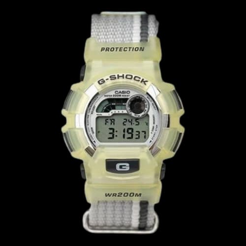 CASIO G-Shock Digital 'Yellow White'