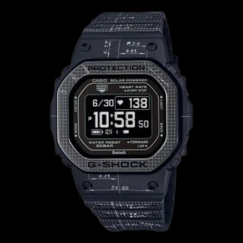 CASIO G-Shock Digital 'Black White grid'