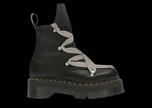 Dr. Martens 1460 Quad Leather Sole Pentagram Jumbo Lace Boot Rick Owens Black (Women's)