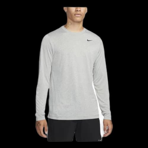 Nike Dri-FIT Legend Long-Sleeve Fitness Top 'Grey'