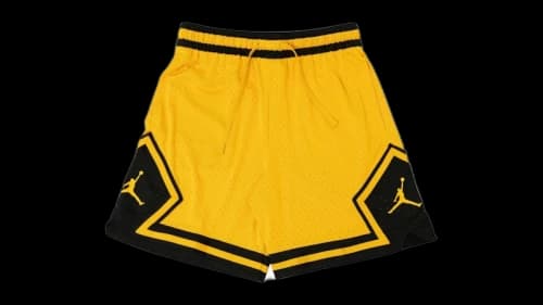 Jordan Dri-Fit Sport Diamond Shorts Yellow Ochre/Black/Yellow Ochre