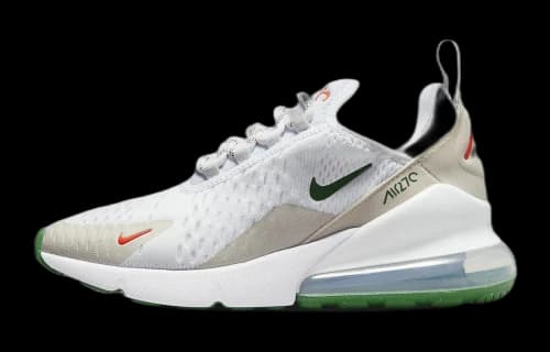 Nike Air Max 270 GS 'White Green Orange'