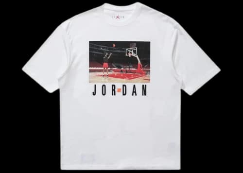 Jordan x Undefeated Free Throw Tee White
