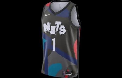 Nike x Kaws Dri-FIT NBA Swingman Jersey 2023/24 City Edition 'Brooklyn Nets Mikal Bridges'