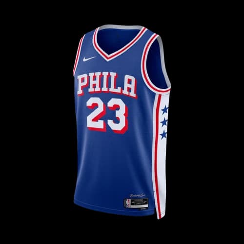 Nike LeBron James Philadelphia 76ers Swingman Icon Edition Jersey 'Royal'