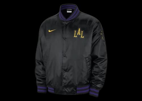 Jordan NBA Los Angeles Lakers City Edition Winter Jacket Black