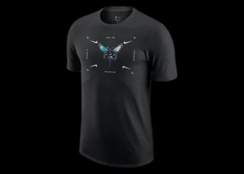 Jordan NBA Charlotte Hornets T-shirt Black