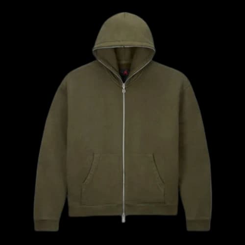 Air Jordan x Travis Scott Full Zip Hooded Jacket Asia Sizing 'Military Green'