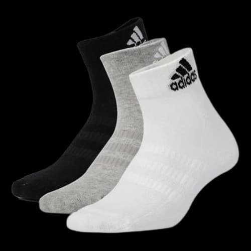 adidas Classical Stitching Breathable Short Basketball Socks Unisex Black/White/Grey