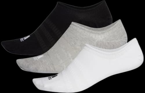 adidas Classic Brand Logo Embroidered Sports Socks 3 Pairs Black / White / Gray