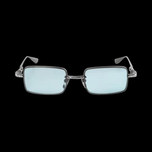 Chrome Hearts Buckle Rider Sunglasses 'Antique Silver/Seafoam'