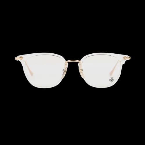 Chrome Hearts Shagass 51 Glasses 'Crystal/Gold'