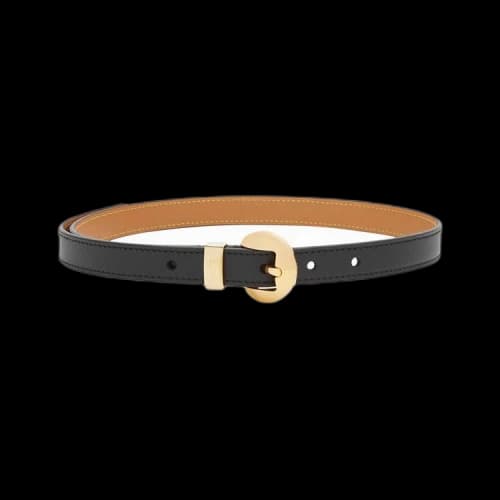 Loewe Pebble Belt 'Black/Gold'