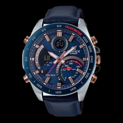 CASIO EDIFICE Series Classic Watch Business Mens Blue Analog