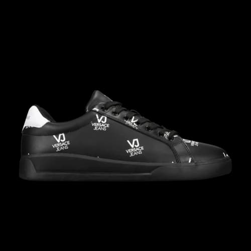 Versace Jeans Low 'VJ Logo Print - Black'
