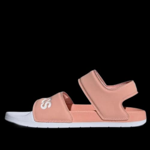 adidas Adilette Pink White Sandals 'Pink Blue' (Women's)