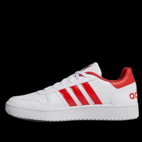 adidas Hoops 2.0 'White Red'