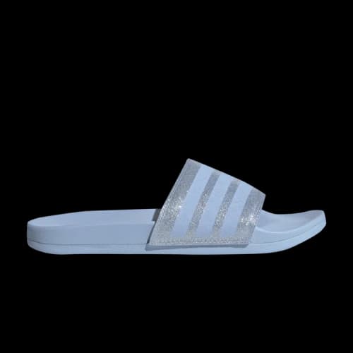 adidas Adilette Comfort Slides '3 Stripes Shimmer - Glow Blue' (Women's)
