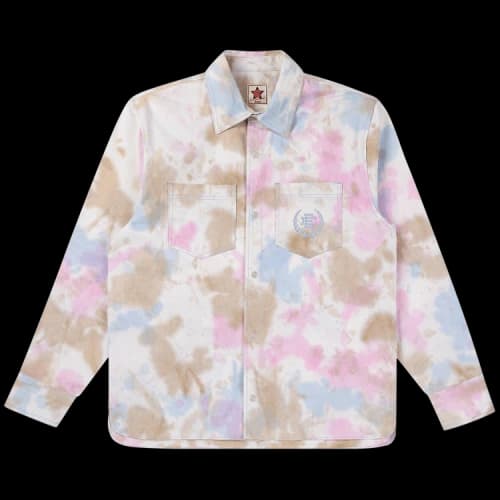 Eric Emanuel EE Tie Dye Shacket 'Pink'