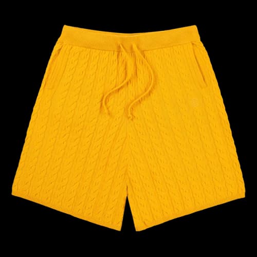 Eric Emanuel EE Cable Knit Short 'Yellow'