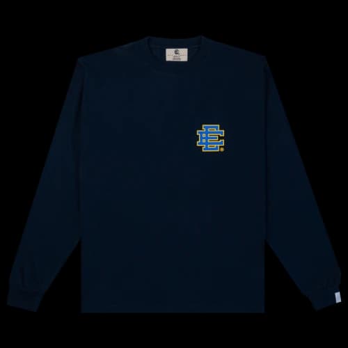 Eric Emanuel EE Long Sleeve T-Shirt 'Navy/Blue'