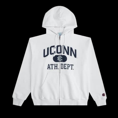 Eric Emanuel Ee Uconn Zip-Up Hoodie 'White'