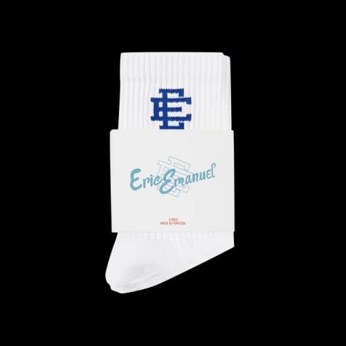 Eric Emanuel EE 3-Pack Crew Sock 'White'