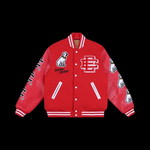 Eric Emanuel EE Victor Victor Varsity Jacket 'Red'