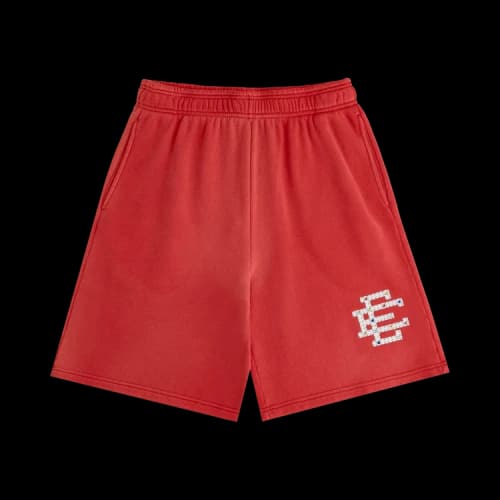 Eric Emanuel EE Rhinestone Sweatshort 'Red'