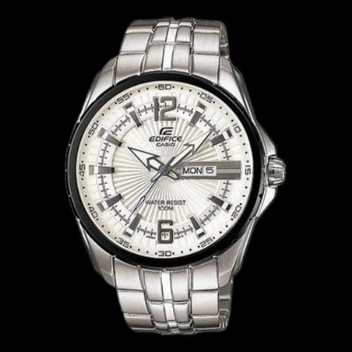 CASIO EDIFICE Series Stainless Steel Strap waterproof Watch EF-131D-7A Silver Analog